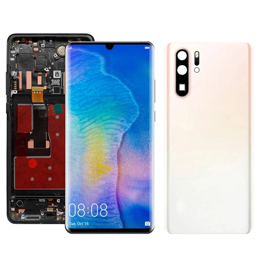 6.47" P30 Pro Screen Replacement, for Huawei P30 Pro VOG-L29 VOG-L09 Lcd Display Digital Touch Screen With Frame Assembly HUAWEI phone repair parts