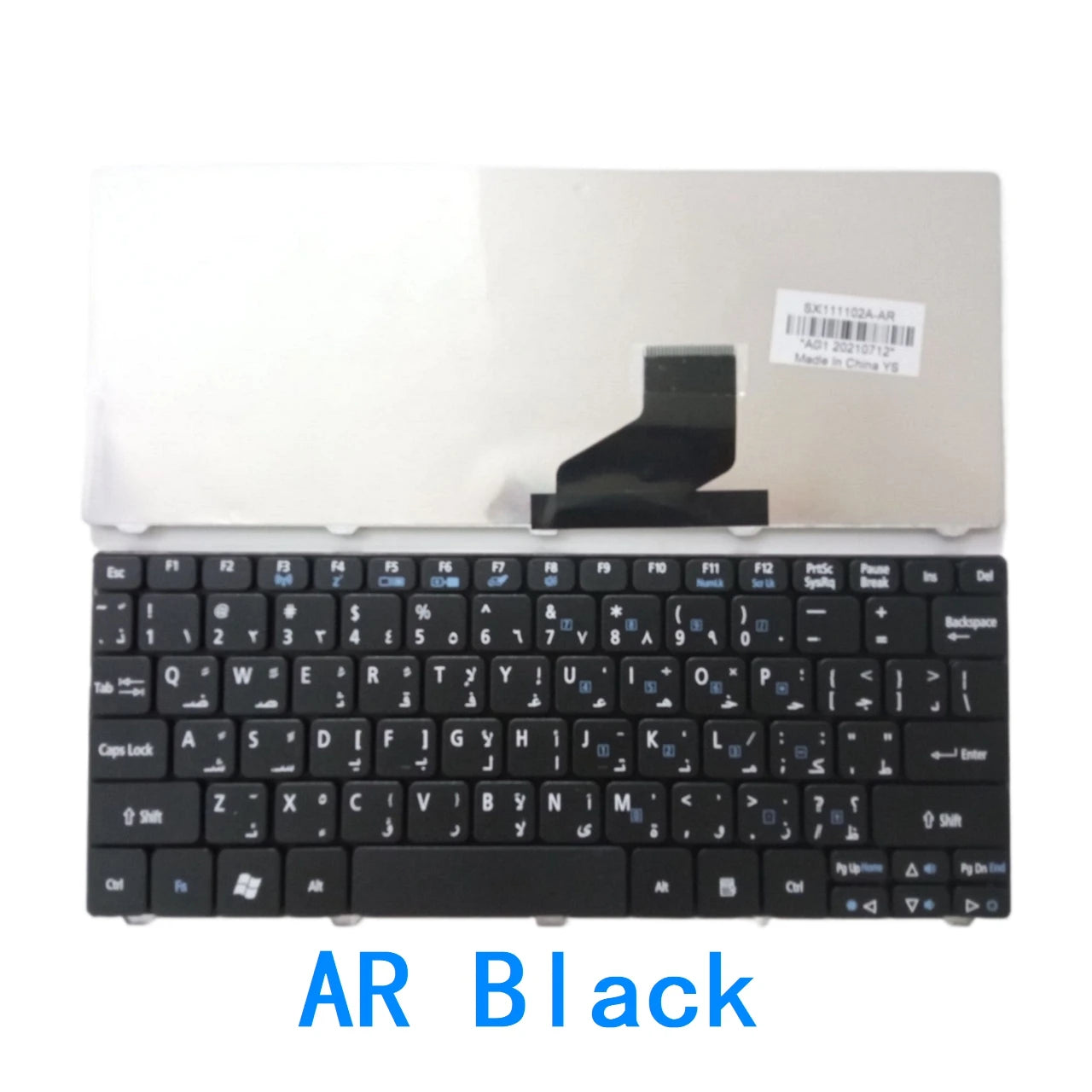 New US Russian Spanish Arab Brazil language  Keyboard For Acer Aspire One 521 522 533 532 D255 D255E D257 D260 D270 VCY57 Acer laptop repair parts