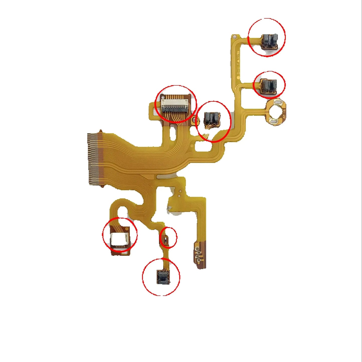 New W80 W90 Lens Back Flex Cable With Sensor For Sony W80 W90 w80 w90 Camera Lens Repair Parts Digital Camera repair parts