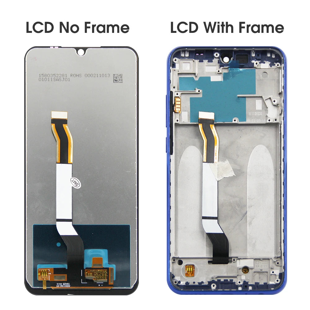 8T IPS LCD for Redmi Note 8T LCD Display Touch Screen Digiziter Assembly Parts For Redmi Note 8T With Frame LCD Display Redmi phone repair parts