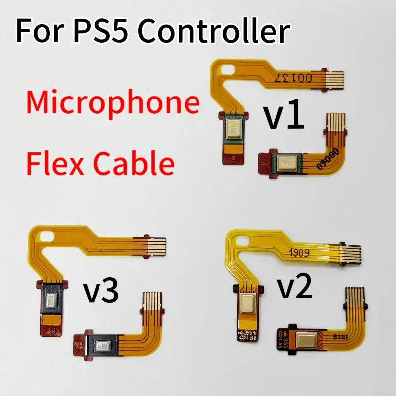 20sets Original New for PS5 V1 V2 V3 Controller Microphone Flex Cable for PS5 Dualsense Ribbon Cables with Microphone  Game console repair parts