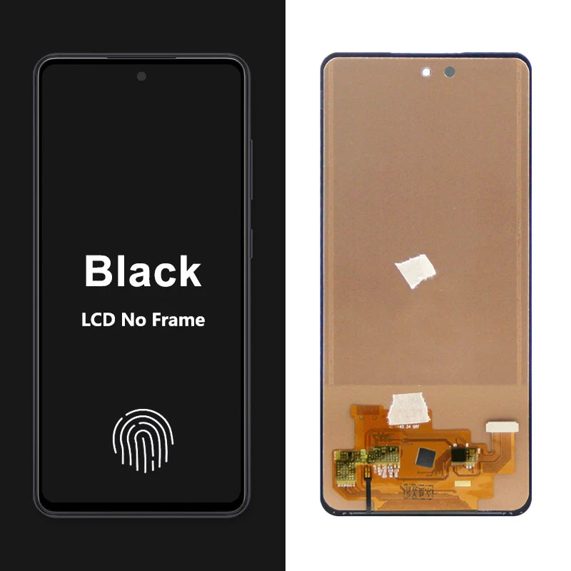A52S 5G Display Screen Replacement, for Samsung Galaxy A52s 5G A528 A528B A528B/DS Lcd Display Digital Touch Screen with Frame Samsung phone repair parts