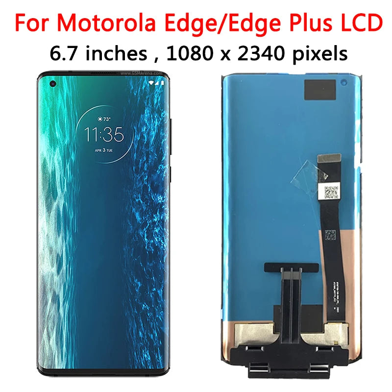 6.7"AMOLED New For Motorola Edge XT2063-2 XT2063-3 LCD Touch Screen Digitizer For Moto Edge+ (2022) Edge Plus XT2061-3 Display Motorola phone repair parts