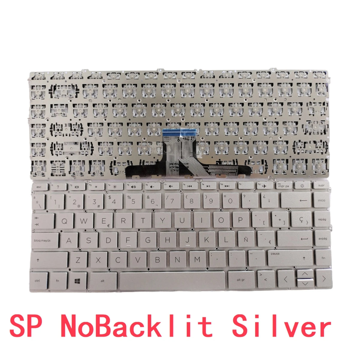 New US Spanish Laptop Backlit Keyboard For HP Pavilion X360 14-DW 14-DV 14-dw1000 14t-dw000 14t-dw100 TPN-Q244 TPN-I137  HP laptop repair parts