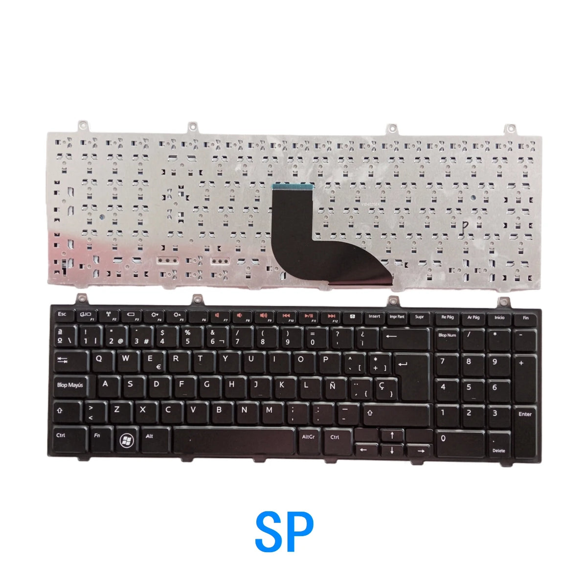 New US UI Russian Spanish Language  Keyboard For Dell Studio 17 1745 1747 1749 Notebook PC Replacement KeyboardDell laptop repair parts