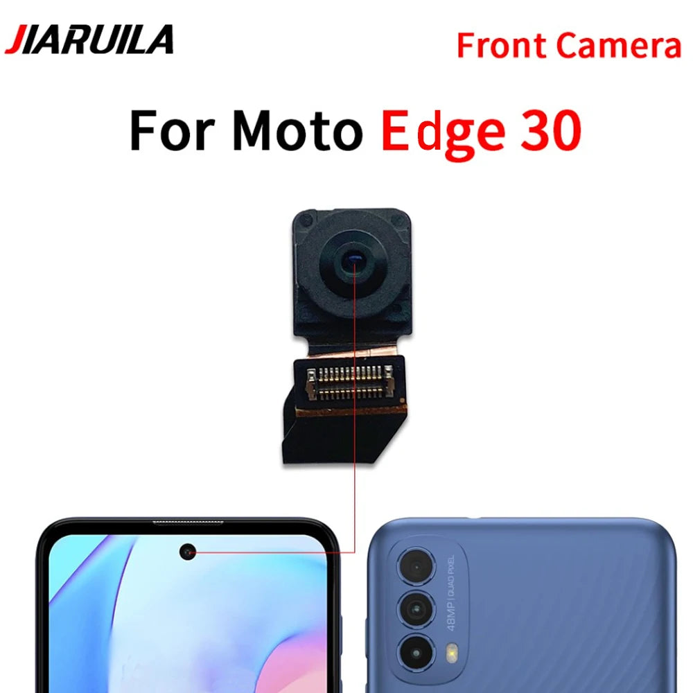 Front Camera Flex Front Back Rear Camera Module Flex Cable For Motorola Moto Edge 20 30 40 50 Neo Fusion Lite Pro Motorola phone repair parts