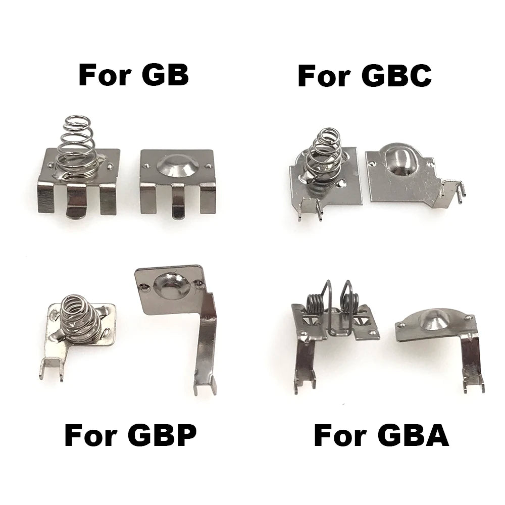 1-5set Replacement Motherboard Battery Terminals Spring Contacts Battery Spring For GBA GBC GB GBP Game Console Game console repair parts