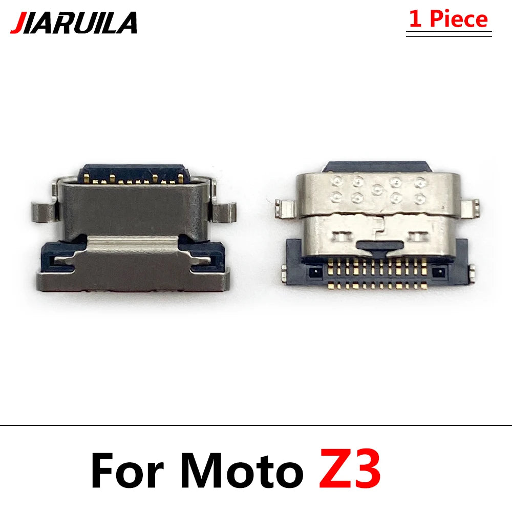 50Pcs/Lot, Charger Micro USB Charging Port Dock Connector Socket For Motorola Moto Z3 Z2 Play Z3play Motorola phone repair parts