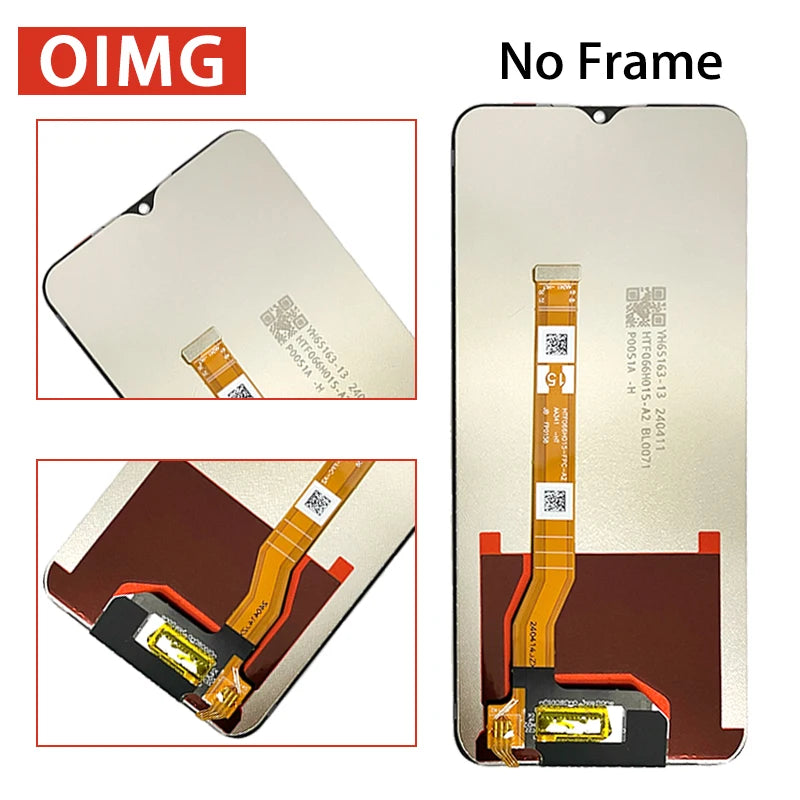 Tested For Oppo A57/A77 4G CPH2387 2385 LCD A57S Display Screen+Touch Panel Digitizer For Oppo A57/A77 5G PFTM20 CPH2339 LCD Oppo phone repair parts Realme phone repair parts