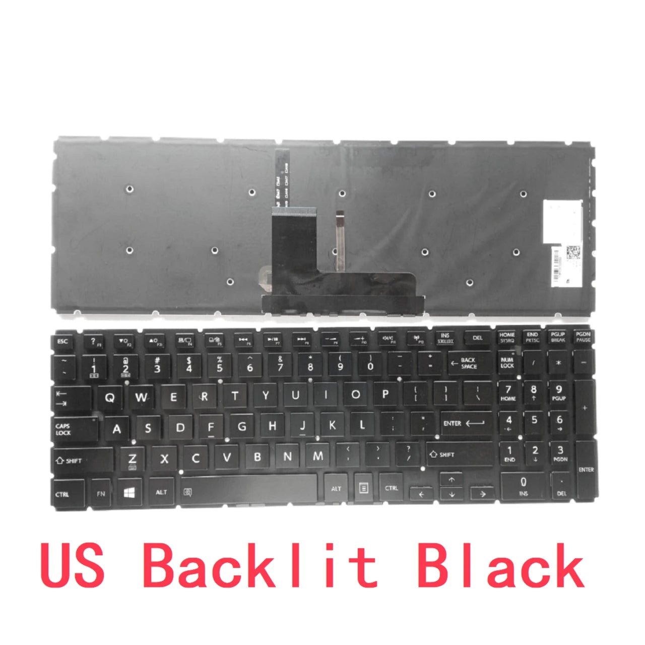 New US UI Russian Spanish Arab Laptop Backlit Keyboard For Toshiba Satellite L50-B L55-B L50D-B L55DT-B S50-B S55-B TOSHIBA laptop repair parts