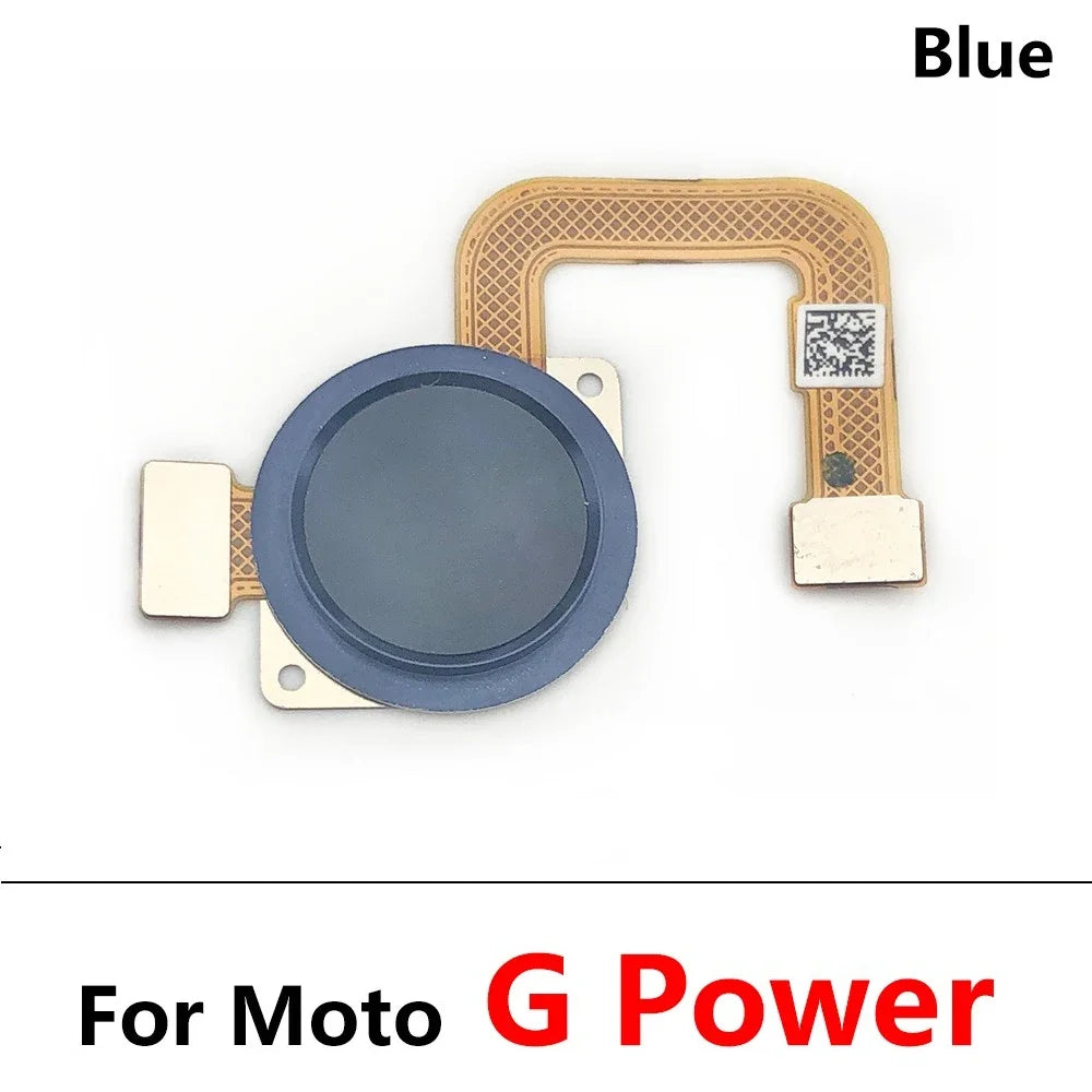 10Pcs, New For Motorola Moto G 5G Plus G Power 2021 Home Button FingerPrint Touch ID Sensor Flex Cable Replacement Parts Motorola phone repair parts