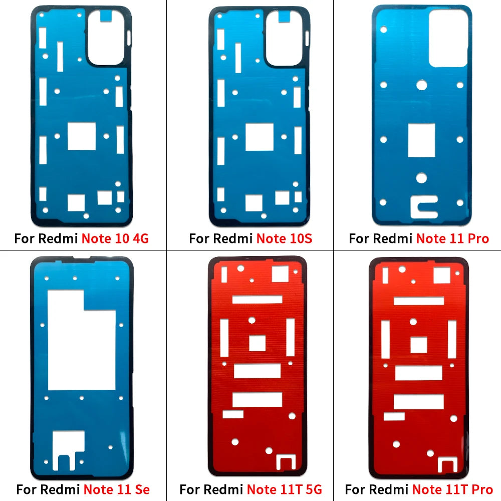 New For Xiaomi Redmi Note 9 9s 10 10s 11 11s 12 13 Pro Plus 4G 5G Adhesive Sticker Back Housing Battery Cover Glue Tape Xiaomi  Xiao mi phone repair parts