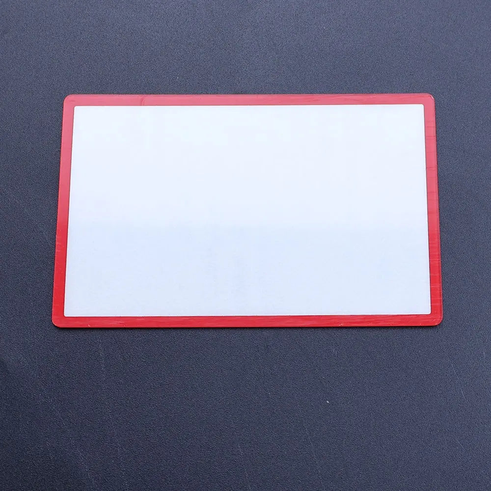 1Piece For 2DS Top Surface Mirror Glass/Plastic Upper LCD Screen Lens With Adhesive Front Protector Cover Replacement Game console repair parts