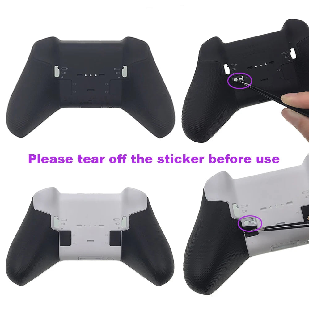 1Set Repair Part For Microsoft XBOX One Elite Series 2 Controller Front Back Housing Shell Back Case Cover Game console repair parts