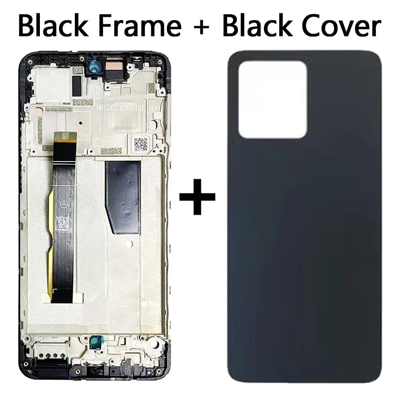 6.5' AMOLED for Motorola Moto G84 LCD Display with Touch Screen Digitizer Assembly for Moto G84 LCD with Fingerprints Frame Motorola phone repair parts