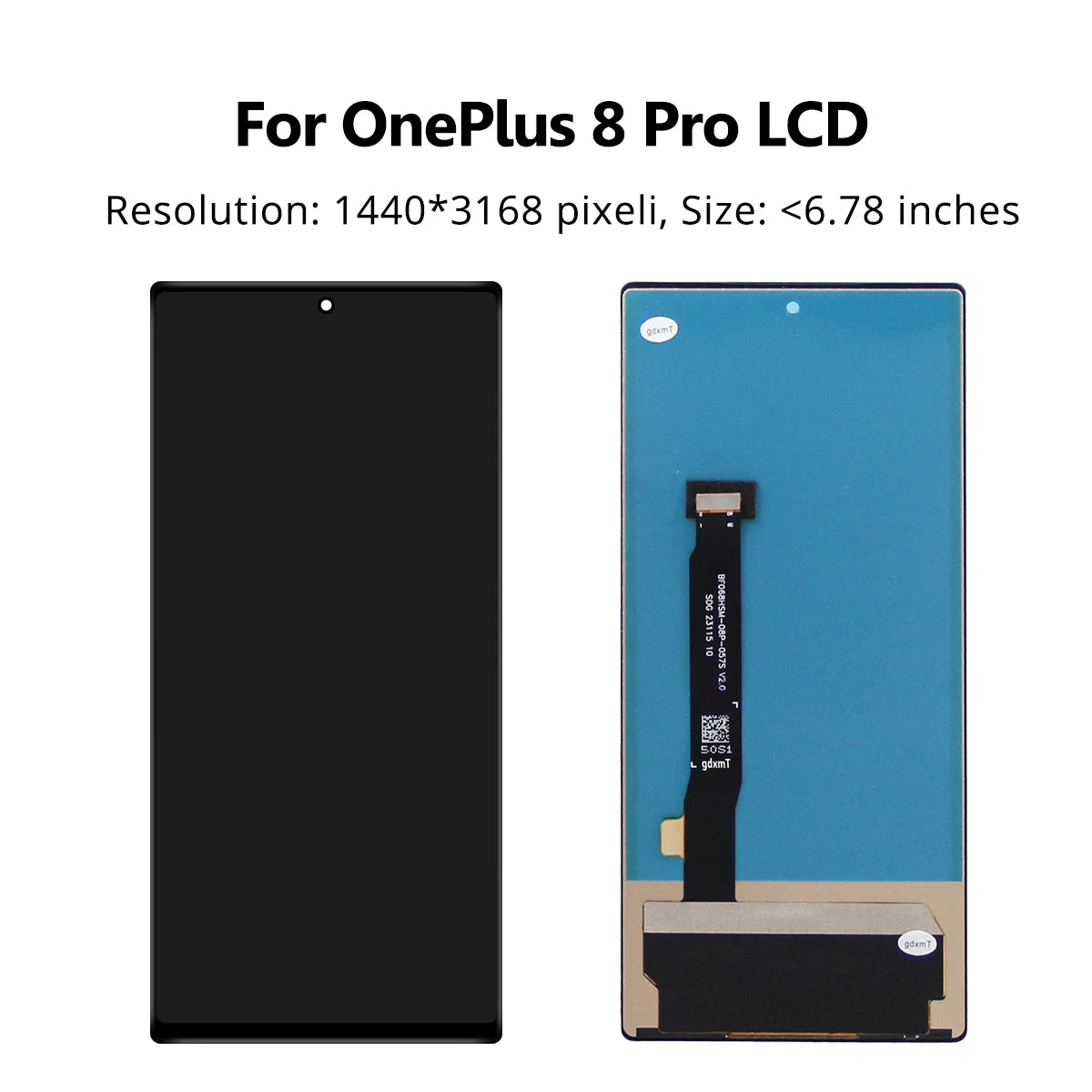 Display For ZTE nubia Red Magic 8S Pro LCD Display Touch Screen Digitizer Assembly For Red Magic 8 Pro Screen Replacement ZTE phone repair parts