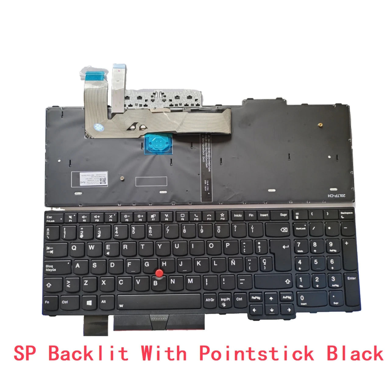 New US Russian Spanish Arab Brazil Laptop Backlit Keyboard For Lenovo Thinkpad P15 P15V P17 T15P L15 Gen1 5N21D93876 5N21D93720 Lenovo laptop repair parts