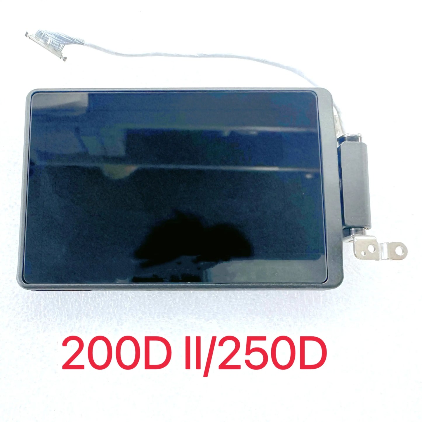 New Complete Screen LCD Assy with Hinge Flex Cable for Canon EOS 200Dii 250D SLR Repair Part Digital Camera repair parts