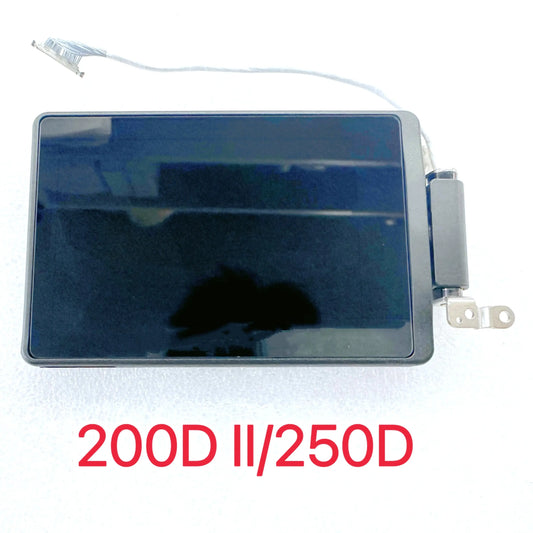 New Complete Screen LCD Assy with Hinge Flex Cable for Canon EOS 200Dii 250D SLR Repair Part Digital Camera repair parts