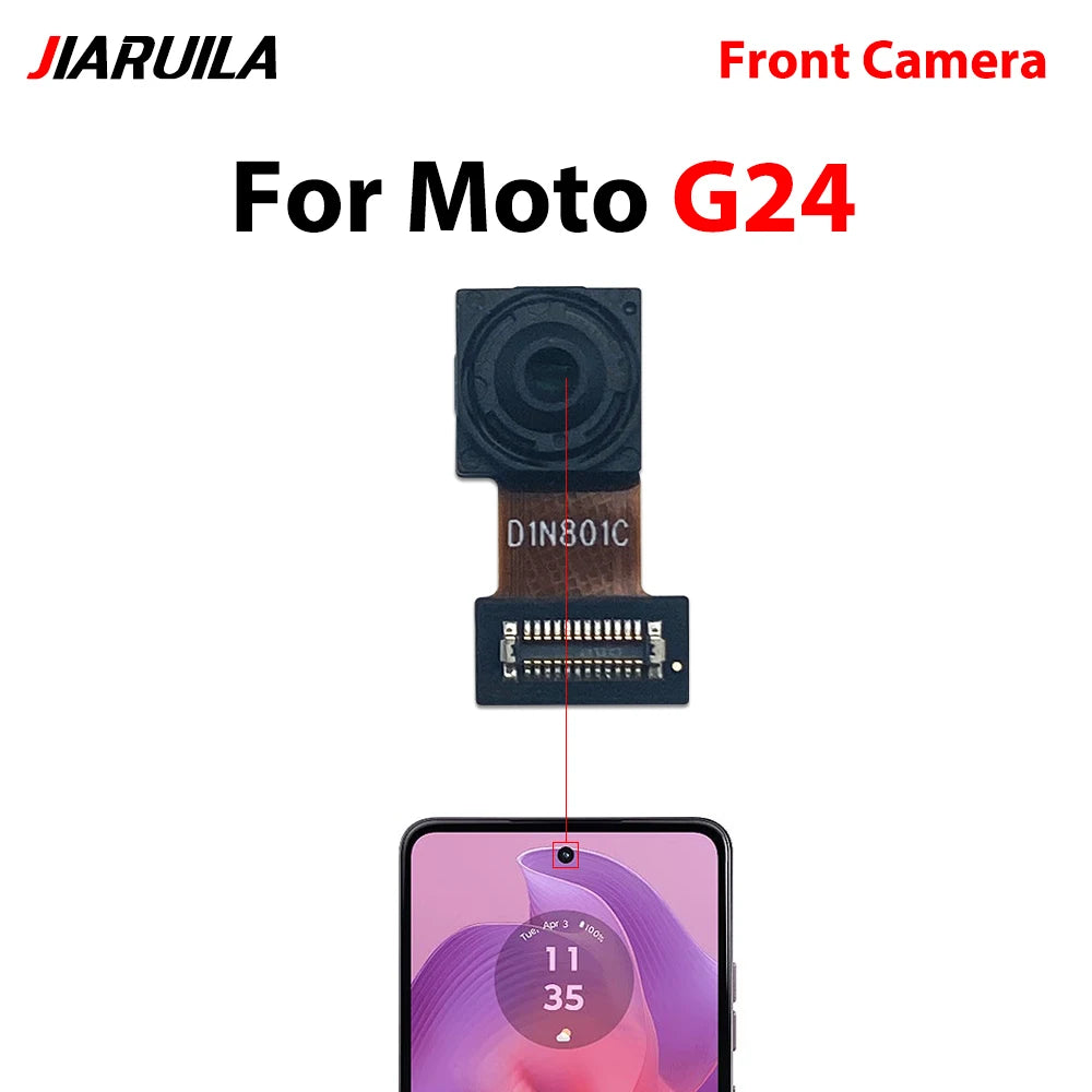 Back Rear Camera Big Main Camera Front Camera Flex Cable For Motorola Moto G22 G32 G62 G13 G23 G73 G14 G24 G55 G34 G84 G35 5G Motorola phone repair parts