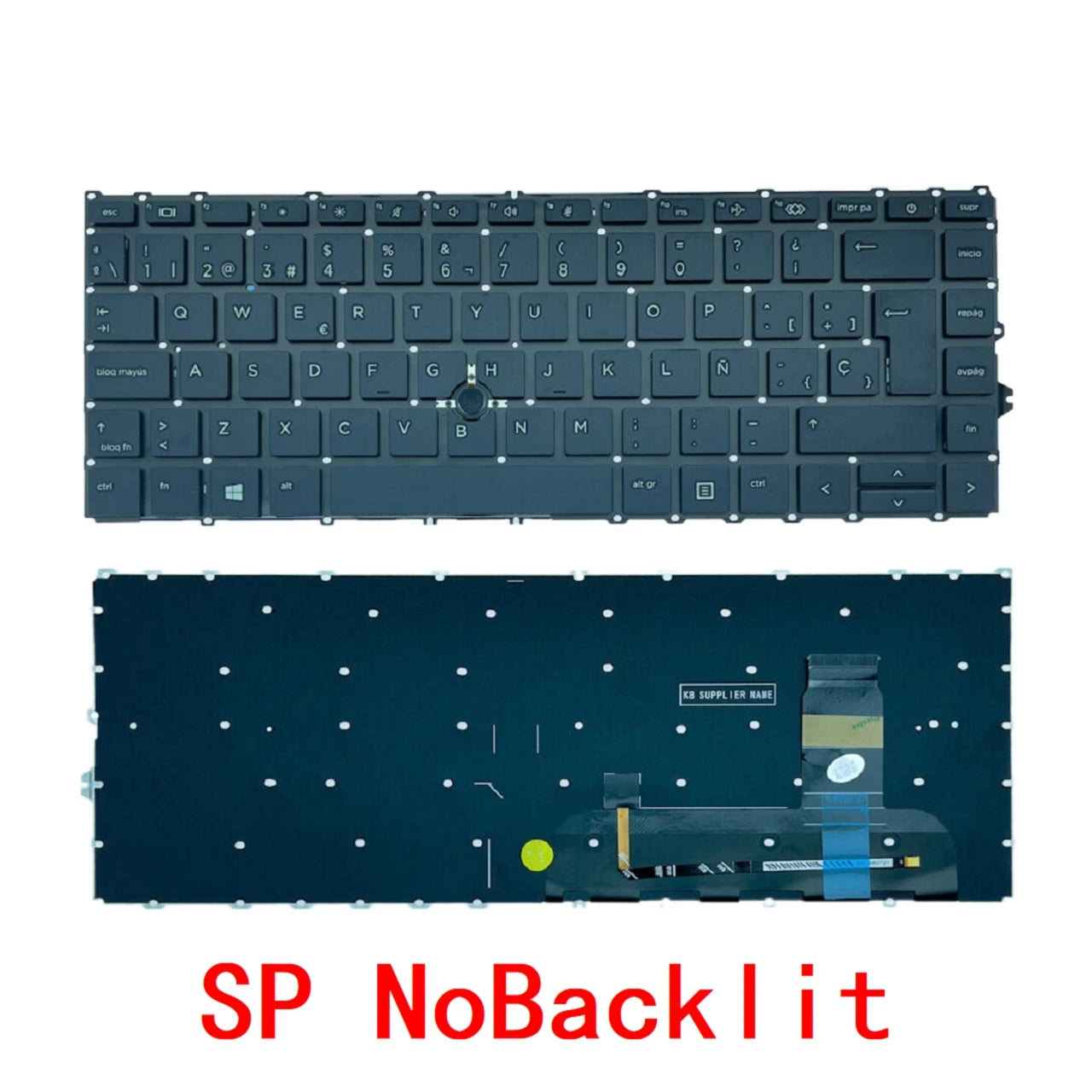 New US Russian Spanish Portuguese Laptop Backlit Keyboard For HP EliteBook 840 G7 / 845 G7 / 840 G8 / 845 G8 / 745 G7 / 745 G8  HP laptop repair parts