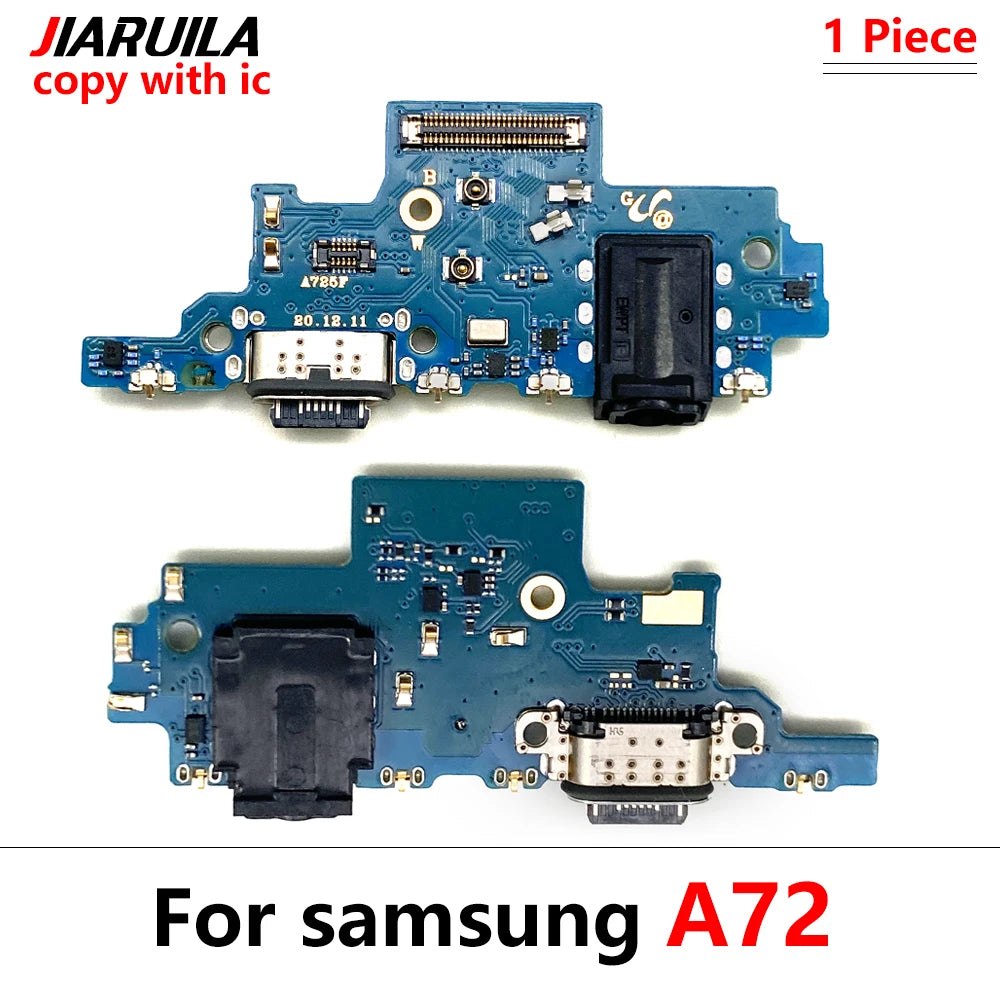For Samsung A72 A725 A725F USB Board Charging Port Board USB Connector Board Flex Cable Samsung phone repair parts