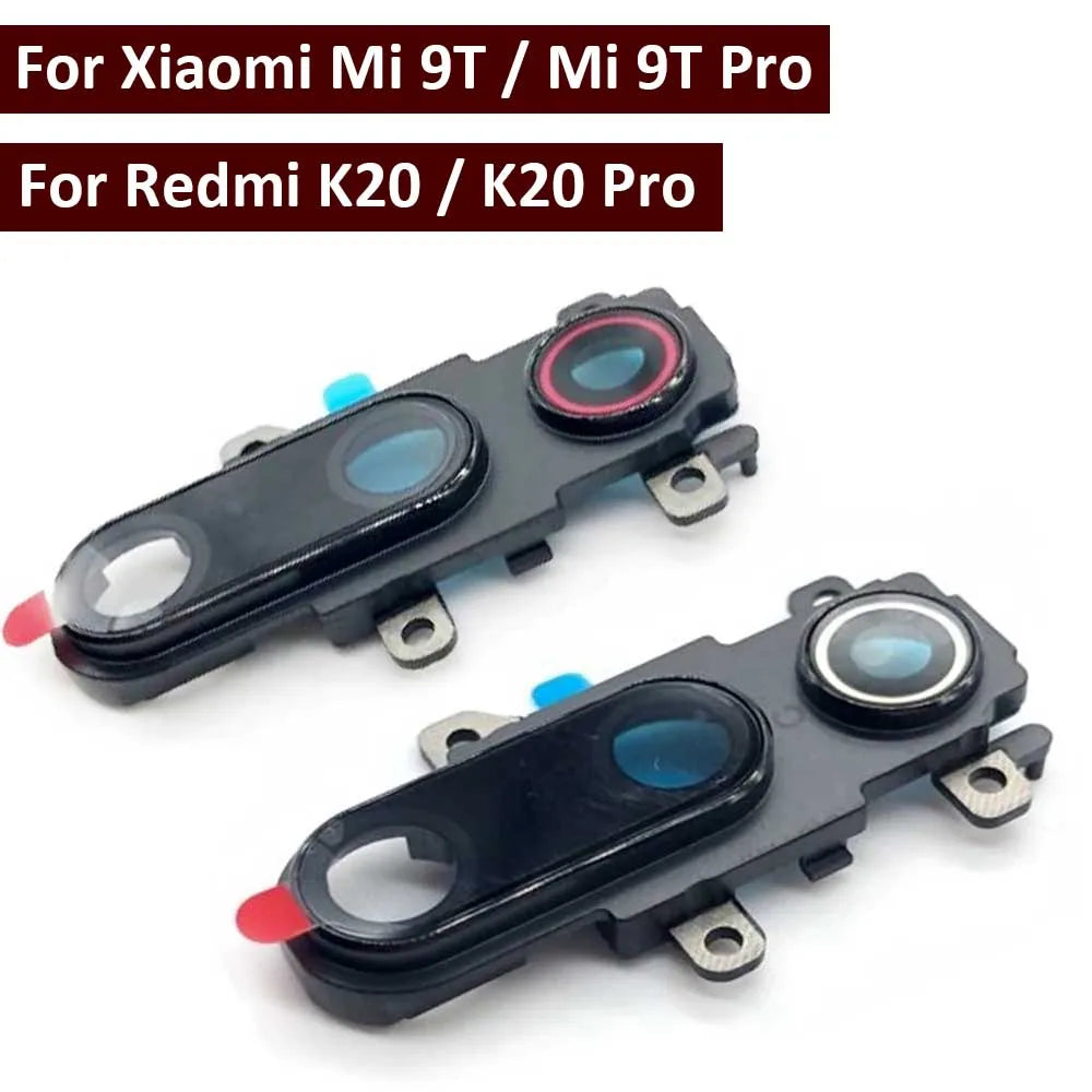 New Housing Back Rear Camera Glass Lens With Cover Frame Holder For Xiaomi Mi 9T / Mi 9T Pro / Redmi K20 / K20 Pro  Xiaomi  Xiao mi phone repair parts