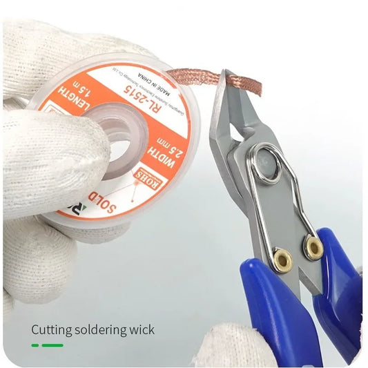 Relife RL-0001 Precision Diagonal Pliers Cutting Pliers for Wire Cable Cutter High Hardness Electronic Repair Hand Tools Professional Repair Tools