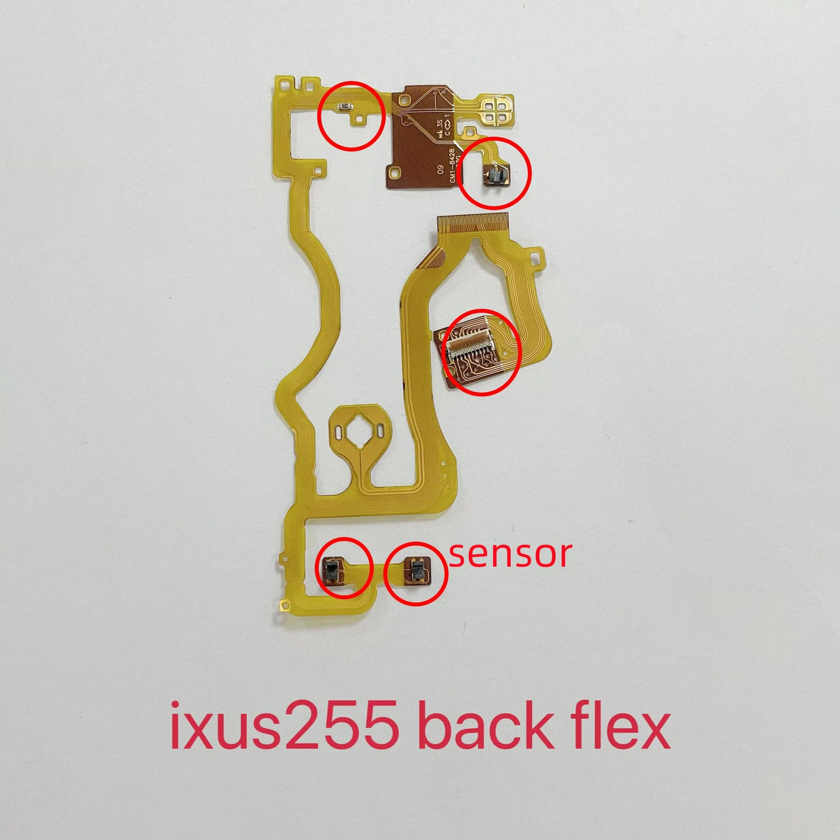 New IXUS255 Lens Back Flex Cable with Sensor for Canon IXUS255 Camera Lens Cable Repair Parts Digital Camera repair parts