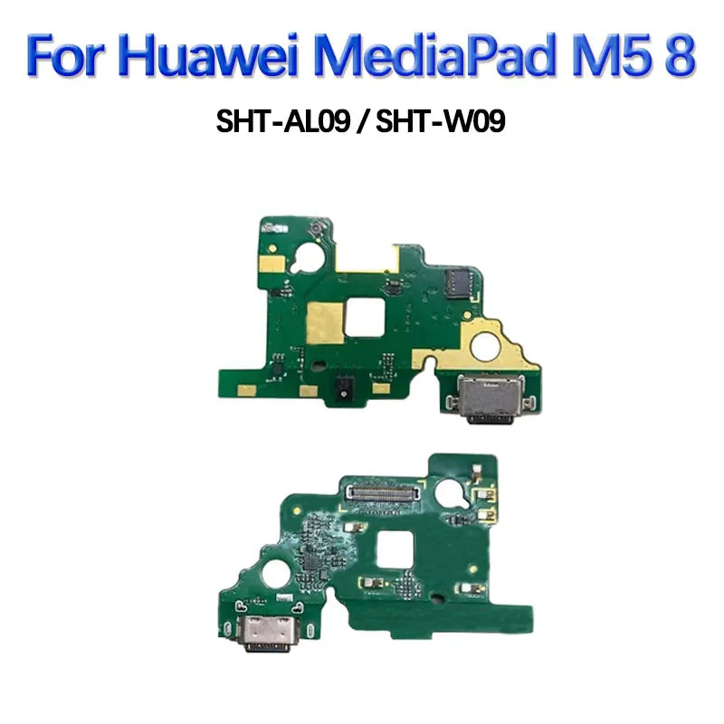 USB Charging Connector Port Board Parts Flex Cable For Huawei MediaPad M5 Lite 8 M5 8 M5 10 10(pro) Flex Cable Replacement Part Tablet repair parts