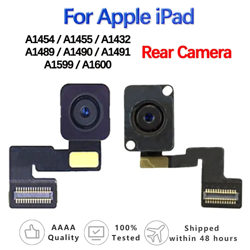 Back Camera For iPad Mini 1 2 3 6 Air 2 Rear Main Back Big Camera Flex Cable Mobile Phone Replacement Repair Parts  iPad repair parts