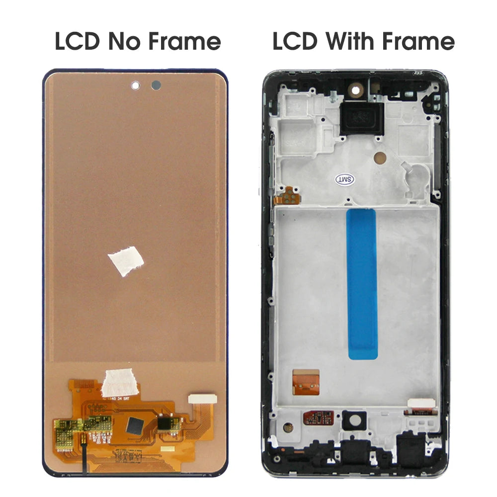 A52s 5G Display Screen for Samsung Galaxy A52s 5G A528 A528B A528B/DS Lcd Display Digital Touch Screen with Frame Replacement Samsung phone repair parts