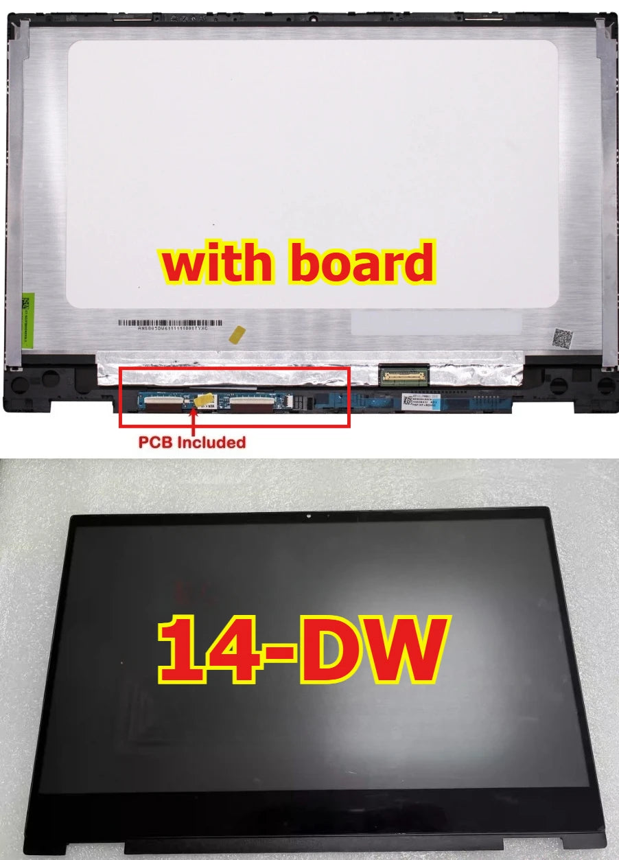Panel Touch Screen Digitizer LCD Display Assembly For Pavilion X360 14-CD 14-DH 14-DW 14-DY 14-BA 14-FA FC Replacement Panel
