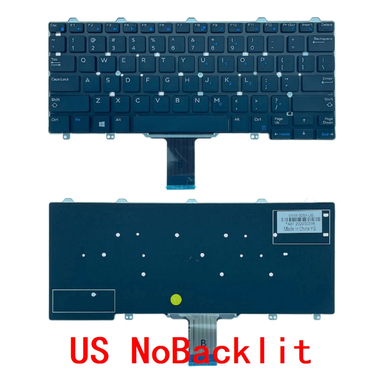 New US Brazil Laptop Backlit Keyboard For Dell Latitude E5250 E7270 E7250 7350 5290 7250 5250 Notebook PC ReplacementDell laptop repair parts
