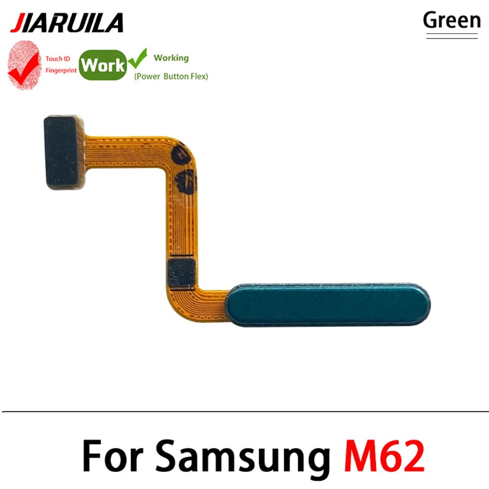Home Button FingerPrint Touch ID Sensor Flex Cable For Samsung M22 M52 M62 M23 M14 M51 M31s 4G 5G Replacement Parts Samsung phone repair parts
