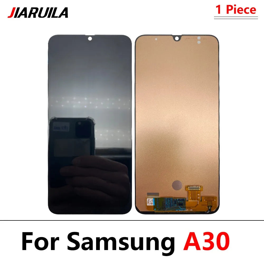 5Pcs, New LCD Display With frame Touch Digitizer Assembly For Samsung A31 A51 A20 A30 A30s Screen Replacement Samsung phone repair parts