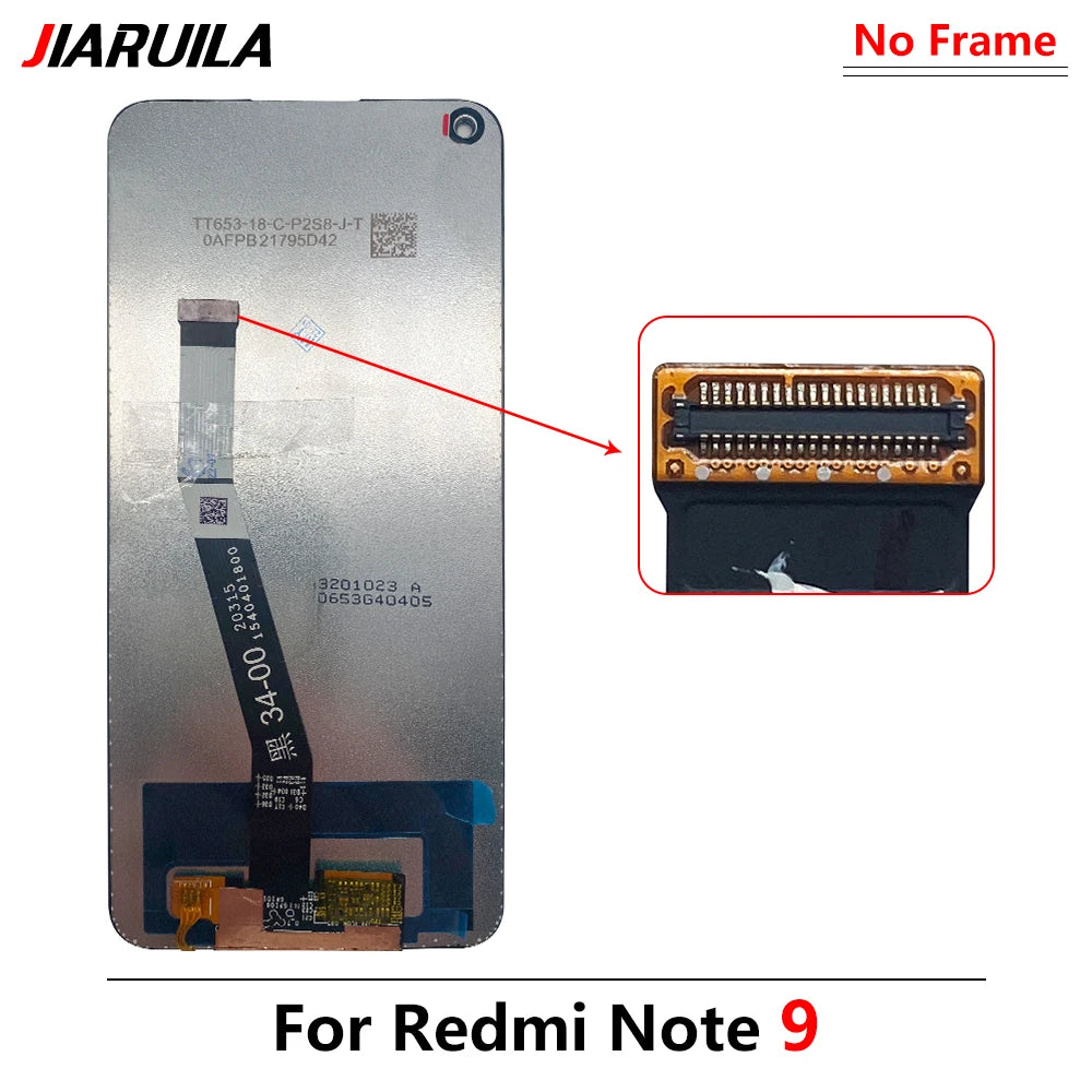 For Xiaomi Redmi Note 9 Pro 9S M2003J6A1G LCD Display Screen For Redmi  Note 9 LCD Display M2003J15SC M2003J15SG Xiaomi  Xiao mi phone repair parts