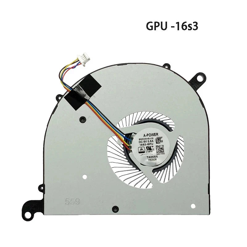 NEW ORIGINAL Laptop CPU GPU Cooling Fan For MSI Modern PS63 8RC 8M MS-16S1 16S3 MSI laptop repair parts