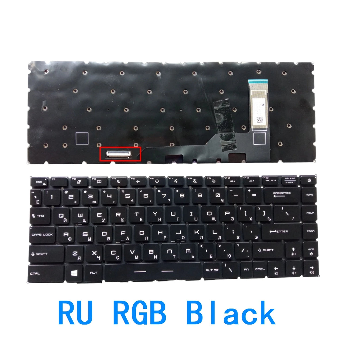 New US Russian Spanish Arab Language  RGB Keyboard For MSI GE66 Raider GS66 GP66 WS66 Stealth MS-1541 MS-16V1 10UG 10SD 10SF MSI laptop repair parts