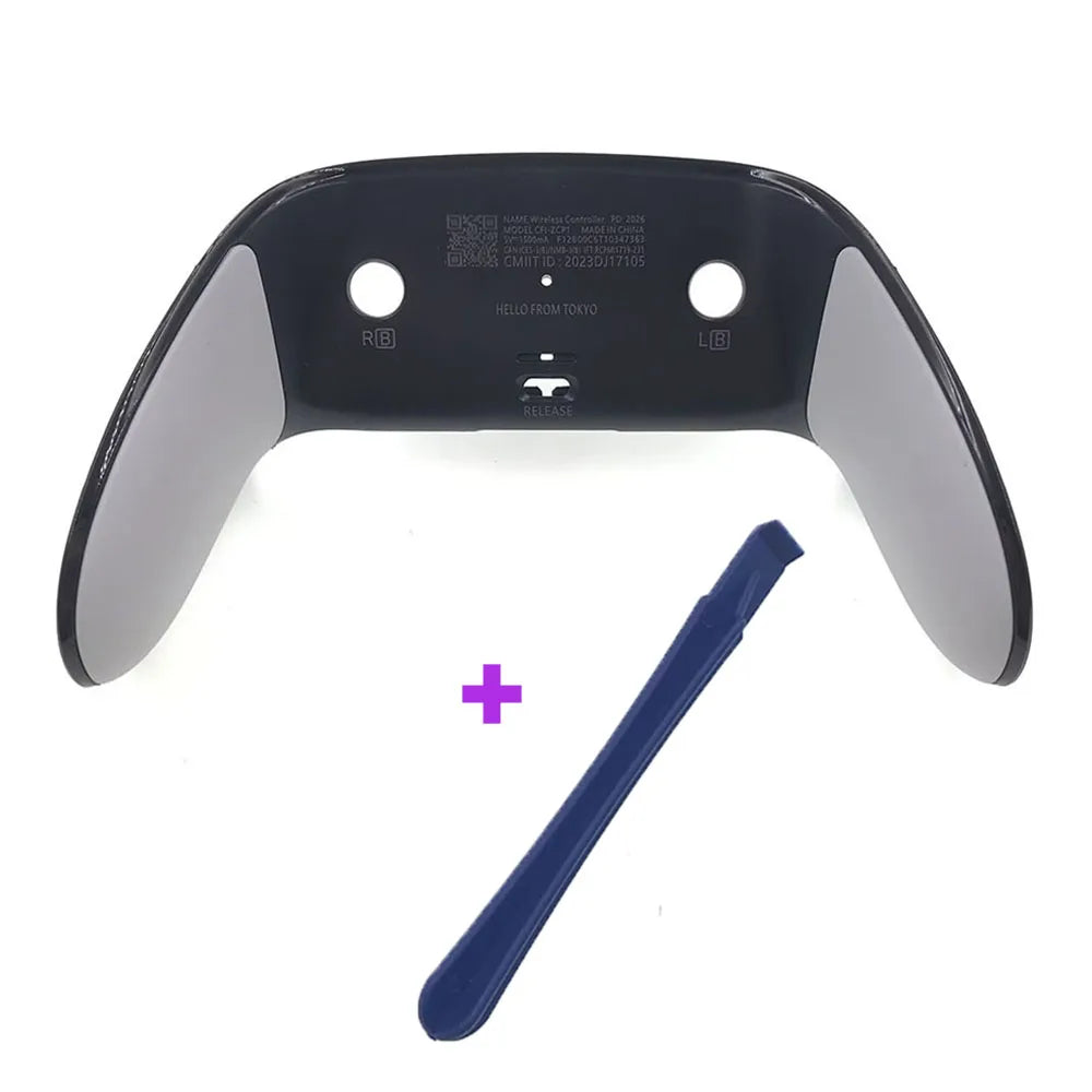 1-3pcs Black White For PS5 Edge Gamepad Back Cover Replacement Anti Slip Controller For Shell For Case Protective Grip Enhance Game console repair parts
