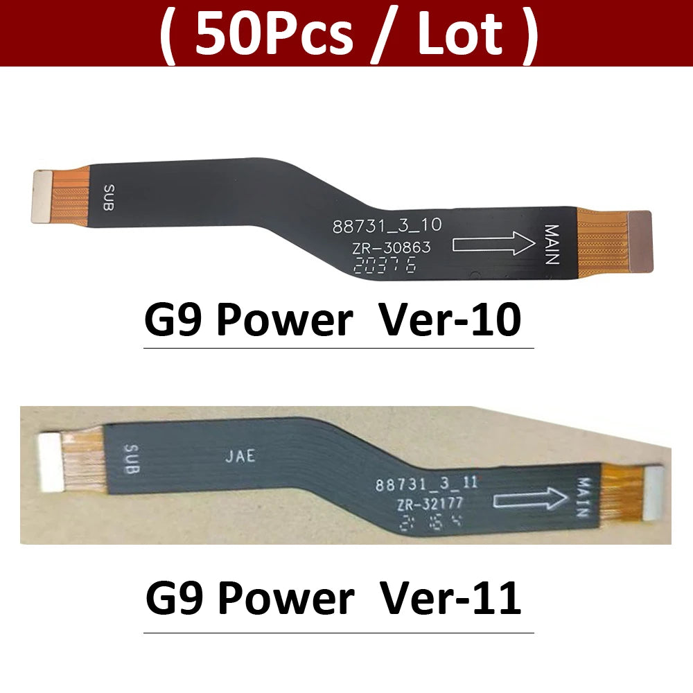 50Pcs, Main Board Connect Mainboard Motherboard Flex Cable Ribbon For Motorola Moto G9 Power Version 10 11 Motorola phone repair parts