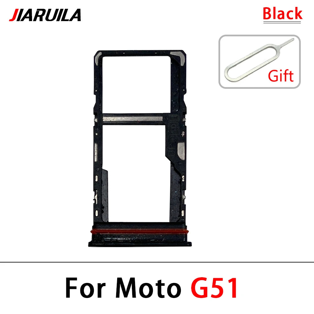 10Pcs, New For Motorola Moto G31 G51 G71 G22 G32 G52 G62 G72 Micro Nano SIM Card Holder Tray Slot Holder Adapter Socket Motorola phone repair parts