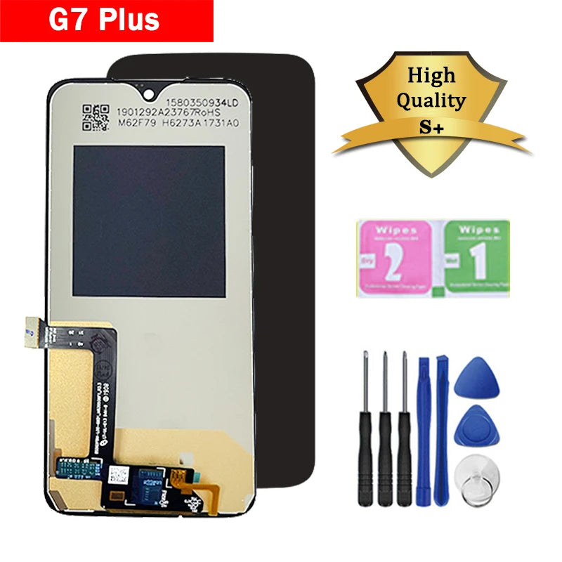 Tested For Motorola Moto G7 Plus G7 Power G7 Play XT1962 XT1965 XT1955 XT1952-4 LCD Display Touch Screen Digitizer Assembly Motorola phone repair parts