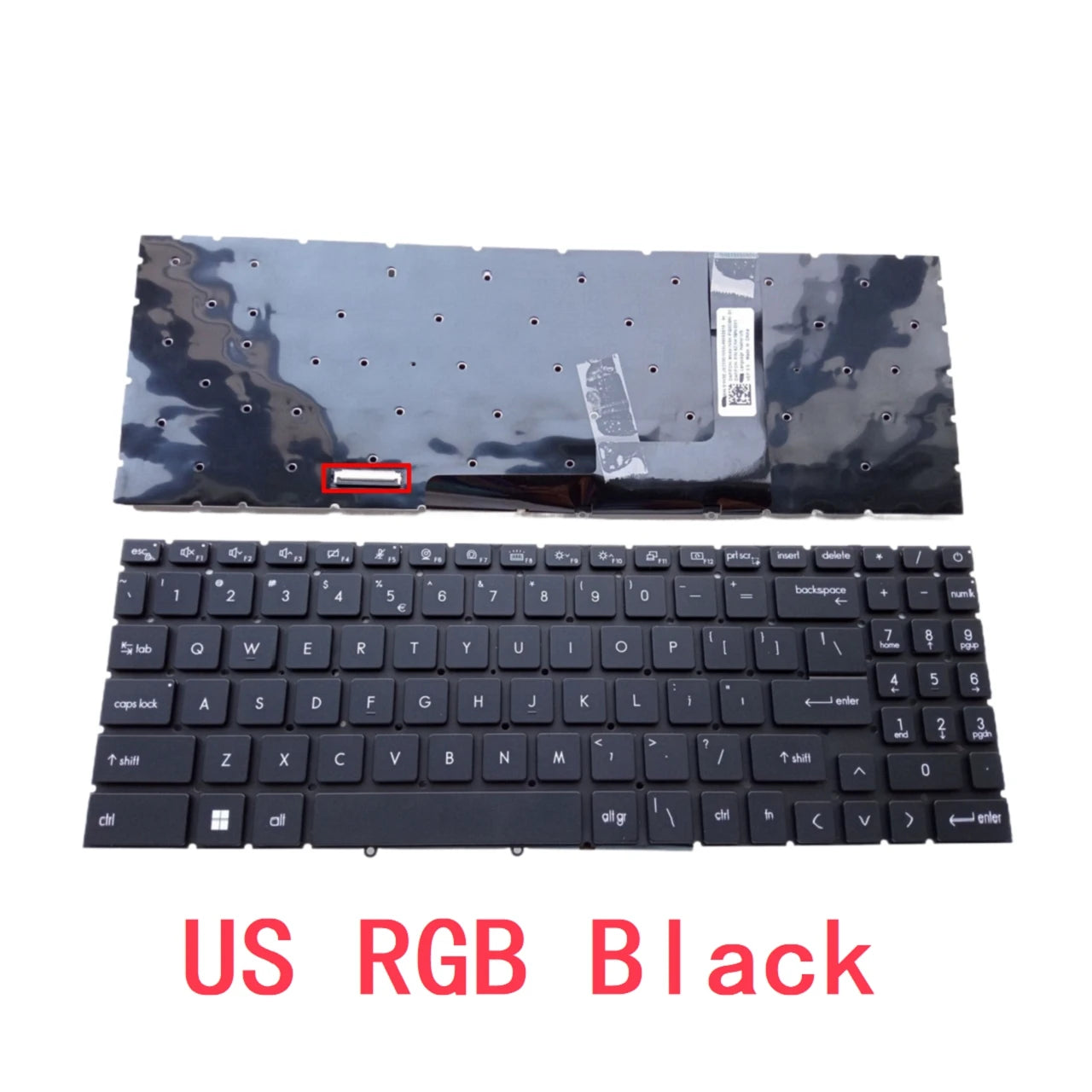 New US Russian Spanish Laptop RGB Keyboard For MSI GL66 GF66 MS-1581 1582 1583 1585 GL76 GF76 MS-17L1 17L2 17L3 MS-17L4 MS-17L5 MSI laptop repair parts