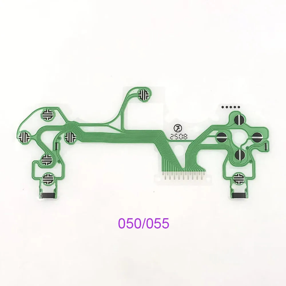 1-20set For PS2 PS3 PS4 Pro Slim JDS 030 040 050 Controller Conductive Film Keypad Flex Cable For PS5 Circuit Board Game console repair parts