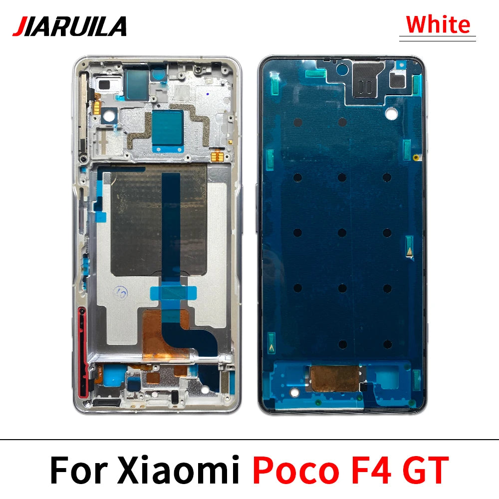 New Front Housing LCD Frame Screen Bezel Holder For Xiaomi Poco F3 F4 X3 GT M3 M4 M5s X5 X6 Pro 4G 5G Xiaomi  Xiao mi phone repair parts