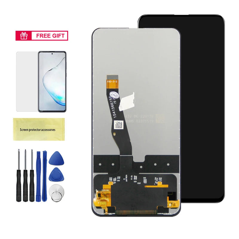 Y9S Screen Replacement for Huawei Y9S STK-L21 LCD Display Digital Touch Screen With Frame for Huawei P Samrt Pro Screen Assembly HUAWEI phone repair parts