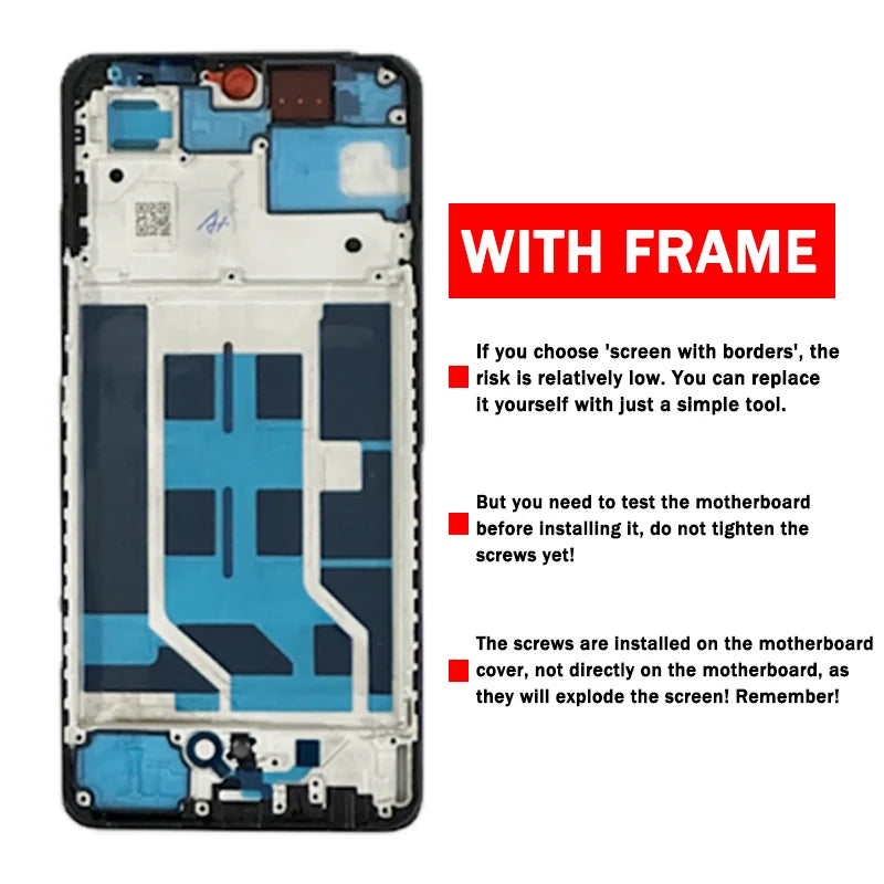 6.67“AMOLED For OnePlus Nord CE4 Lite LCD CPH2621 Display Touch Screen Digitizer For 1+CE4 Lite Display Replacement  OnePlus phone repair parts
