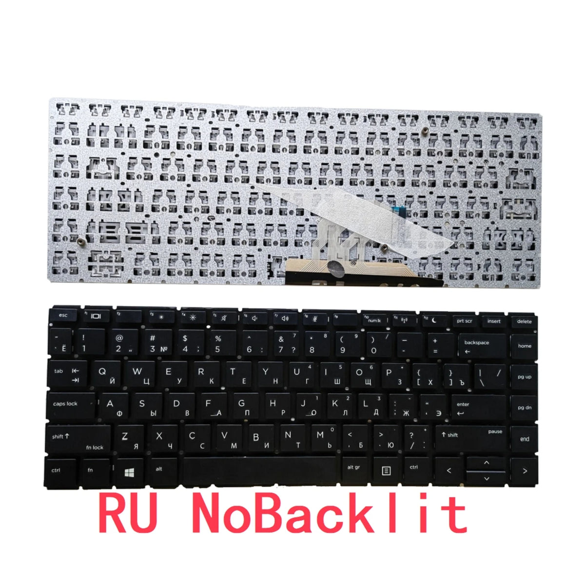 New US Russian Spanish Arab Brazil Laptop Backlit Keyboard For HP Probook 440 G6 445 G6 440 G7 445 G7 Notebook PC Replacement  HP laptop repair parts