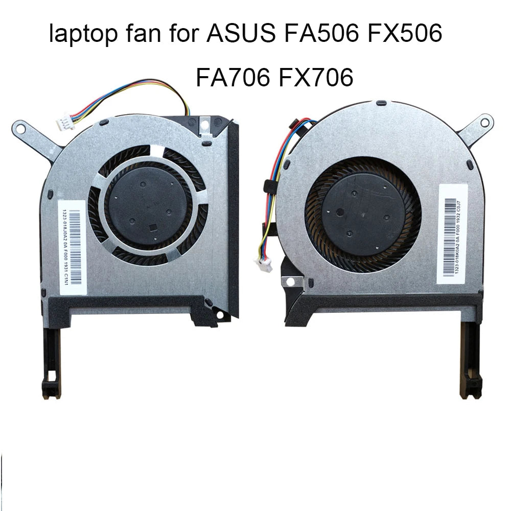GPU CPU Cooling Fan For ASUS TUF Gaming A15 FA506IV FA506IU FA506IH FX506 IU FX506LH Cooler Radiator Laptop Parts 13NR00S0M09011 ASUS laptop repair parts